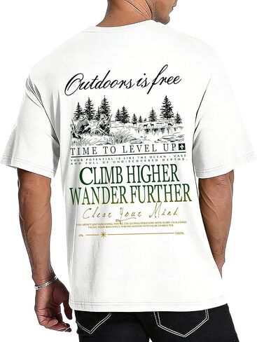 YTD Outdoors Graphic T-Shirts for Men Women Oversized Tees in Saudi Arabia