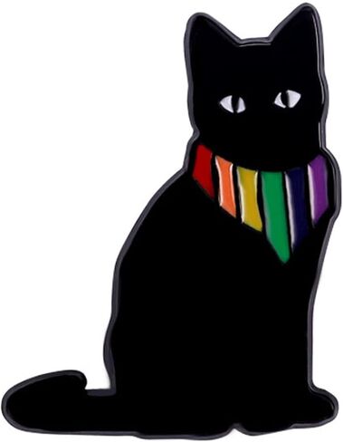 LGBT Rainbow Flag Goose Enamel Pin Badge Cute Animals Frog Cat with Rainbow Flag Gay Pride Brooches Pin Jewelry for Clothing Backpack Hat Decoration in Kuwait