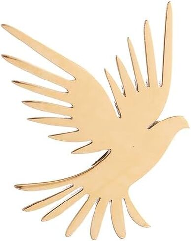 Fierce Eagle Dove Birds Brooch Stainless steel Bow Button Suit Badge Men's Women's Gifts in Saudi Arabia