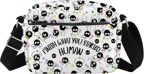 Soot Balls Crossbody Bag Soot Balls Inspire Gift Kawaii Anime Inspired Gift Anime Lover Gift Cute Soot Ball Gifts in Saudi Arabia
