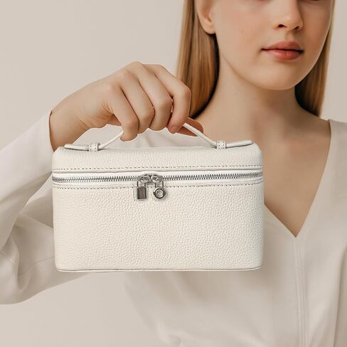 Eiyye Mini Purse Crossbody Bag for Women Genuine Leather Small Handbag with Top Handle Cream Purse for Daily Travel and Evening Outfits in Kuwait