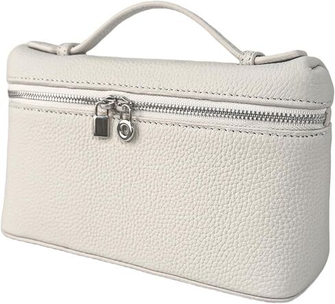 Eiyye Mini Purse Crossbody Bag for Women Genuine Leather Small Handbag with Top Handle Cream Purse for Daily Travel and Evening Outfits in Kuwait