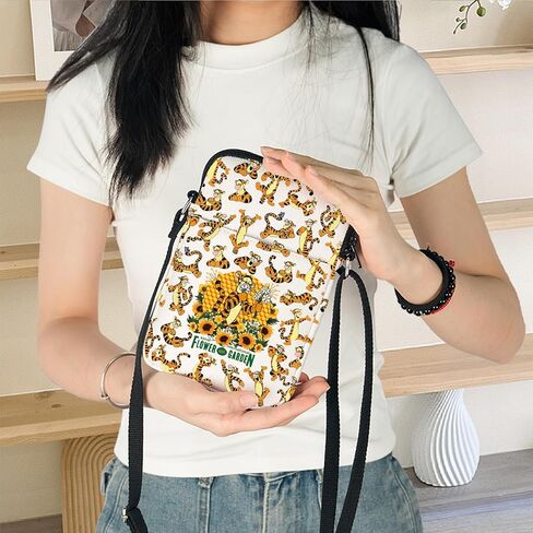 KEYCHIN Tiger Crossbody Bag Cartoon Movie Fans Gifts Flower And Garden Shoulder Bag Ti-ger Merchandise in Saudi Arabia