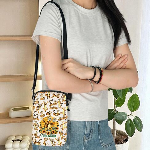 KEYCHIN Tiger Crossbody Bag Cartoon Movie Fans Gifts Flower And Garden Shoulder Bag Ti-ger Merchandise in Saudi Arabia