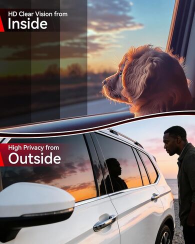 تظليل نافذة السيارة 20 بوصة × 20 قدم مع 20% VLT، طبقة تظليل نافذة سيراميك نانو للسيارة، حماية من الأشعة فوق البنفسجية والأشعة تحت الحمراء، عزل حراري مضاد للانفجار، مقاوم للخدش in Kuwait