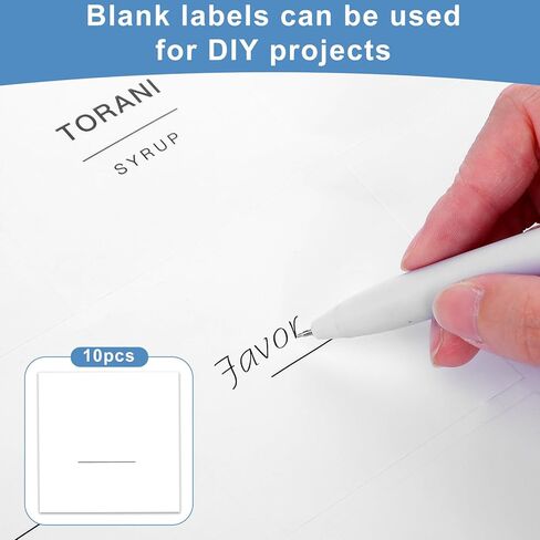 84PCS Coffee Syrup Labels, White Minimalist Preprinted Coffee Syrup Stickers Waterproof Coffees Syrups Pump Stickers Coffees Syrups Labels Set for Bottles Bar Containers Dispenser Organization in Saudi Arabia