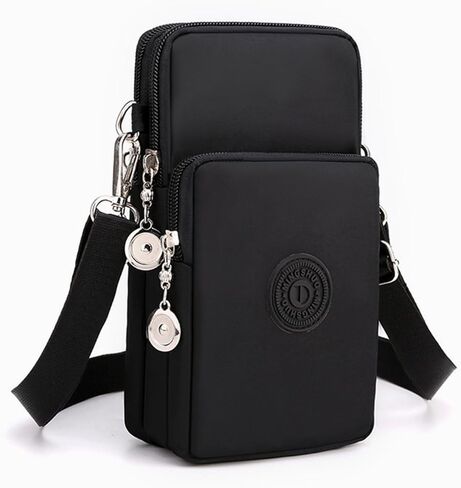Small Crossbody Bag for Women - Phone Purses with Crossbody Strap Wallet - Lightweight Nylon Arm Bag for Essentials in Saudi Arabia