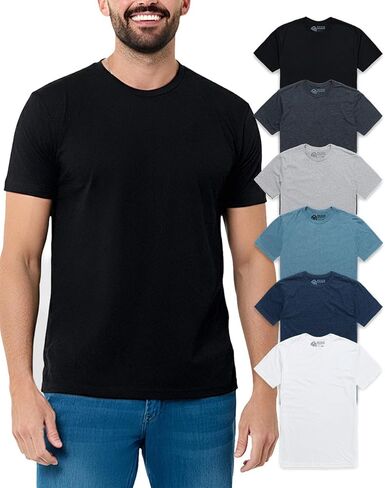 INTO THE AM Mens T Shirt - Short Sleeve Crew Neck Soft Fitted Tees S - 4XL Fresh Classic Tshirts in Saudi Arabia