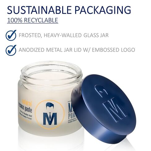 مستر بومبادور معجون شمع العسل الطبيعي | منتج شعر غير لامع للرجال والنساء | تثبيت عالي. in Kuwait