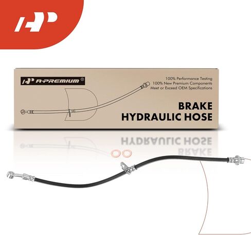 A-Premium Front Driver Brake Hydraulic Hose Compatible with Select Honda Models - Civic 2017 2018 2019 2020 2021 - Replace# 01465TGGA00 in Saudi Arabia