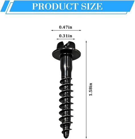 5PCS Car Air Filter Box Screws, Carbon Steel Vehicle Filter Housing Retainer Bolts Kit, Auto Air Box Cleaner Intake Fixing Screw Replacement, Compatible with Denali Journey Caliber in Saudi Arabia