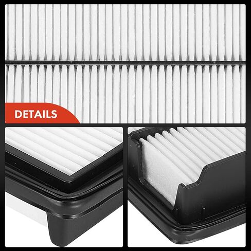 A-Premium Engine Air Filter Compatible with Honda Civic 2006-2011, Element 2007-2011, 2.0L 2.4L, Replace# 17220RRAA00, 17220-RRA-A00 in Saudi Arabia