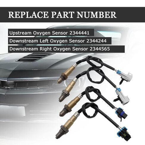 234-4441 234-4565 234-4244 4Pcs Oxygen O2 Sensor Compatible with Camaro 2010 2011 Auto Trans 3.6L V6, Camaro 2012 3.6L V6; Fit for CTS 2010 2011 Auto Trans 3.0L V6, CTS 2012 2013 2014 3.0L/3.6L V6 in Kuwait