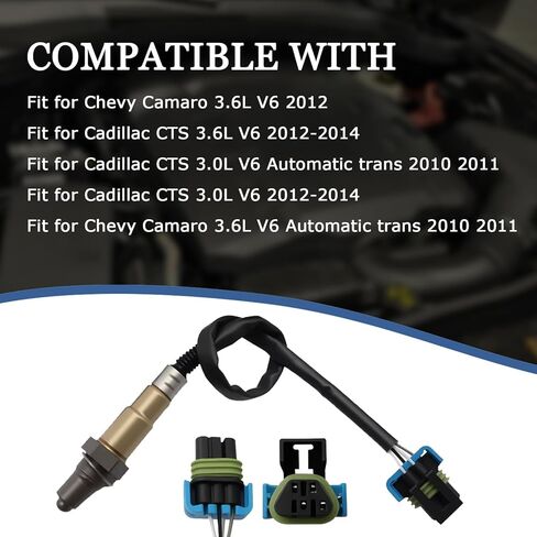 234-4441 234-4565 234-4244 4Pcs Oxygen O2 Sensor Compatible with Camaro 2010 2011 Auto Trans 3.6L V6, Camaro 2012 3.6L V6; Fit for CTS 2010 2011 Auto Trans 3.0L V6, CTS 2012 2013 2014 3.0L/3.6L V6 in Kuwait