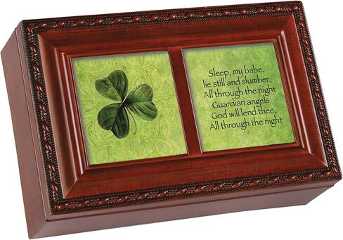Guardian Angel Petite Woodgrain Music Box Plays "Irish Lullaby" in Saudi Arabia