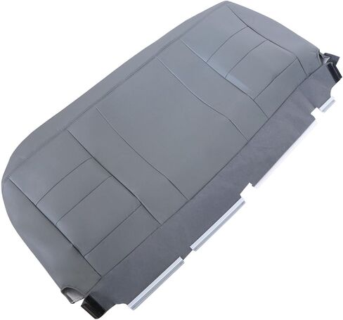 غطاء مقعد جلدي بديل للمقعد الخلفي من SecosAutoparts باللون الرمادي متوافق مع Ford F250 F350 Lariat 2002 2003 2004 2005 2006 2007 in Saudi Arabia