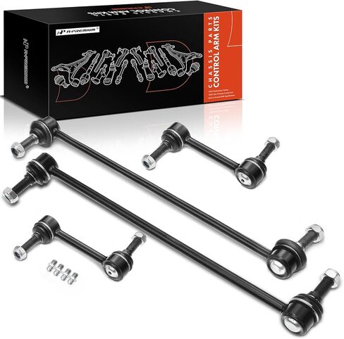 مجموعة A-Premium مكونة من 4 قطع، وصلات شريط التثبيت الأمامية والخلفية، متوافقة مع Land Rover Range Rover 2003-2012 in Saudi Arabia