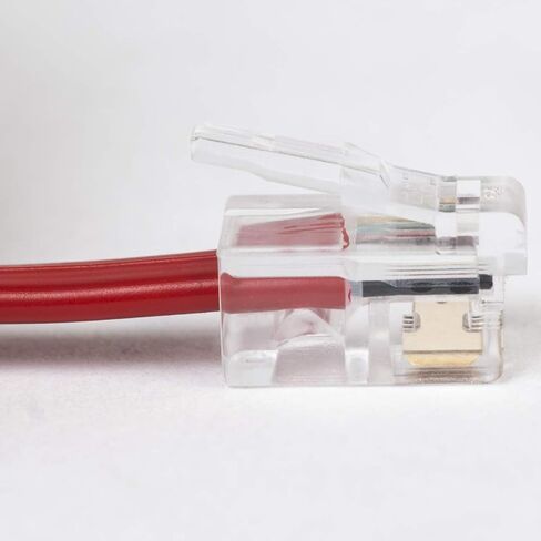 سلك سماعة الهاتف Cablesys GCHA444012-FCR / 12 بوصة باللون الأحمر in Kuwait