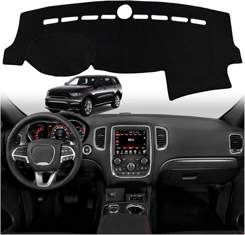 Dashboard Mat Cover Pad - Compatible with Dodge Durango SXT Limited GT R/T Citadel (2011-2020) | Custom Fit Dash Mat | Anti-Glare & UV Dash Protector | Interior Dashboard Protection Pad in Saudi Arabia