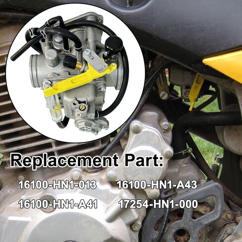 TRX400EX Carburetor Fit for Honda 1999-2014 TRX400EX Sportrax 400EX TRX400X 16100-HN1-A43 1999-2014 Carb with Fuel Tank Switch Valve Petcock with Lever Screw in Kuwait