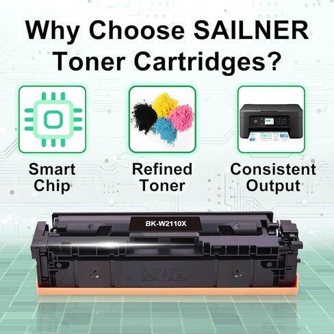 Compatible 206X 206A Toner Cartridges 4 Pack High Yield for HP Color LaserJet Pro MFP M283 M283cdw M283fdw M283fdn M255nw M255dw M282nw Printer (with Chip - Black Cyan Yellow Magenta) in Kuwait