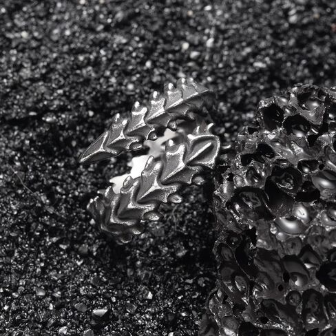 Vintage Centipede Ring for Men Women Stainless Steel Gothic Punk Ring Jewelry Unisex Statement Cosplay Halloween Rings Size 8/9/10/11/12/13 in Kuwait