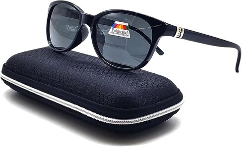 Polarized & Bifocal Sunglasses for Women Fashion Vintage Cat Eyes Outdoor Driving Black Brown in Saudi Arabia