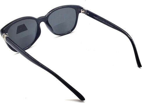 Polarized & Bifocal Sunglasses for Women Fashion Vintage Cat Eyes Outdoor Driving Black Brown in Saudi Arabia