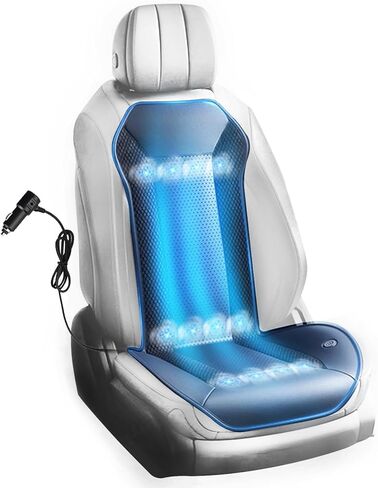 أغطية مقاعد السيارة المبردة، أغطية مقاعد التبريد للسيارة، مناسبة لسيارة ولاعة السجائر 12 فولت، وسيارات الدفع الرباعي والموديلات الأخرى (أسود-قطعة واحدة) in Kuwait