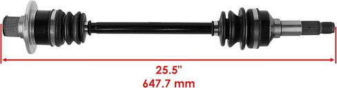Caltric Front Rear Left Right Complete Axles Compatible with Yamaha Rhino 660 Yxr660F 4Wd 2006 2007 in Saudi Arabia