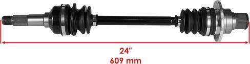 Caltric Front Rear Left Right Complete Axles Compatible with Yamaha Rhino 660 Yxr660F 4Wd 2006 2007 in Saudi Arabia
