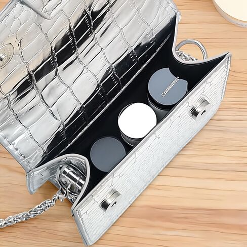 Metallic Mini Purse for Women, Elegant Crossbody Bag with Chain Strap, Perfect for Night Parties & Evening Outfits in Saudi Arabia