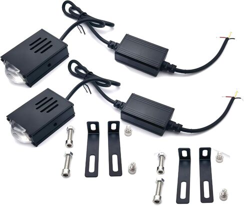 مجموعة مصابيح بروجيكتور شبكية LED عالمية أبيض/أصفر ثنائي اللون 16000LM 160 وات مع مروحة تبريد لشاحنة فورد SUV SVT ATV ​​UTV دراجة نارية 12 فولت/24 فولت in Kuwait