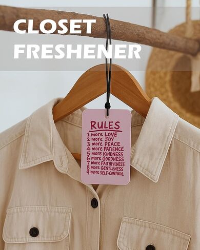 الرجعية الوردي المسيحي سيارة الهواء المعطر 4 قطع، آيات الكتاب المقدس محايدة شنقا معطر الهواء للسيارات الحمام النوم كتب الديكور، خمر الملحقات الدينية الهدايا للنساء الرجال in Kuwait