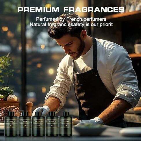 Car Air Freshener Refill for Men & Women 6.09 FL OZ /180ML-9 Month Cologne Scent Essential Oil Perfume, Essential Oil Made of Natural Plant Extracts, Compatible with Car Diffusers for Home/Office in Saudi Arabia