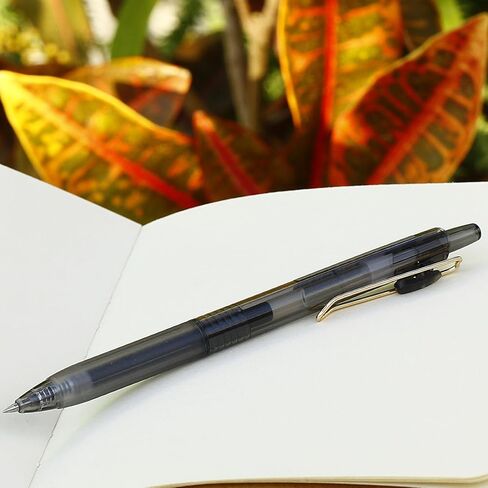 Smooth Writing Black Gel Pens - 0.4mm Fine Point for Precise & Comfortable Writing, Refillable & Long-Lasting Ink, Pack of 8 in Saudi Arabia