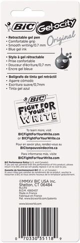 Bic RLCP21-BLU Blue Bic® Gelocity Pen 2 Pack in Saudi Arabia