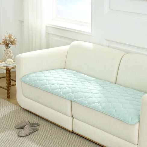 غطاء أريكة تبريد للكلاب قابل للغسل، Q-Max > 0.4 وسادة أريكة صيفية رائعة لحماية مقعد السيارة، بساط مقاوم للتبول السائل للقطط، وسادة للحيوانات الأليفة لجميع المواسم، 27.5 × 59 بوصة، رمادي in Kuwait