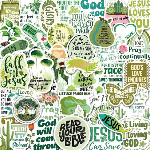 50PCS Bible Verse Stickers Inspirational Pink Christian Stickers Faith Stickers Bible Scripture Stickers Religious Stickers for Adults Jesus Stickers Faith Based Gifts in Saudi Arabia