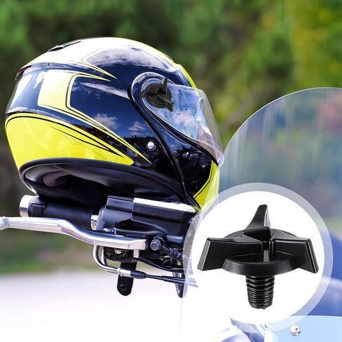 12 Pcs Helmet Visor Screws, Motorcycle Helmet Screws, Helmets Screw Replacement Kit with 6 Pcs Rubber Washers for Dirt Bike & Motocross Helmets in Kuwait