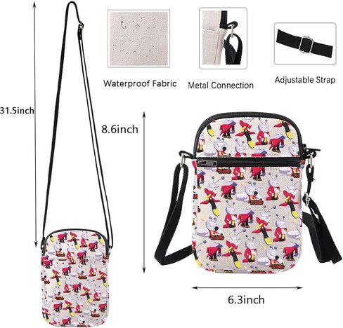 WUSUANED RPG Game Inspired Crossbody Bag Cartoon Character Gift Game Villain Gift Gaming Gifts For Gamer in Saudi Arabia