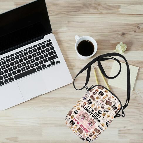 Anime Merchandise Lover Crossbody Bag Otaku Manga Cosplay Mangaka Gift It’s Not Cartoons It’s Anime Carry On Bag in Saudi Arabia