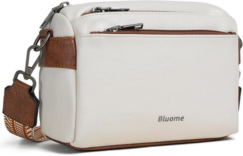 Bluome 5 Zips Crossbody Bags For Women Travel Bag Small Pu Leather Shoulder Cross Body For Woman Purses Handbags in Saudi Arabia