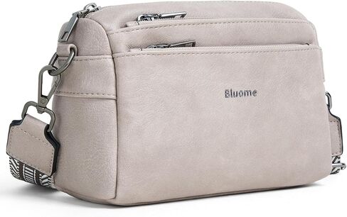 Bluome 5 Zips Crossbody Bags For Women Travel Bag Small Pu Leather Shoulder Cross Body For Woman Purses Handbags in Saudi Arabia