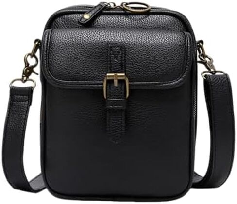 2025 New Leather Crossbody Bags for Women, Vintage Anti-Theft Messenger Shoulder Bags Waterproof Crossbody Purse in Saudi Arabia
