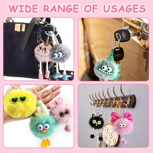 28 قطعة من سلاسل المفاتيح القطيفة اللطيفة | سلاسل مفاتيح كاواي الغامضة لتفضلات الحفلات | حشو بيض عيد الفصح، جوائز الفصل الدراسي، حشو حقائب الهدايا الجيدة، ألعاب بيناتا ومكافآت كرنفال المدرسة in Kuwait