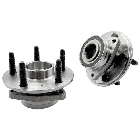 Front Rear Wheel Bearing and Hub Assembly Fit for Cadillac CTS 2008-2019, XTS 18-19, Chevrolet Camaro 2010-2015, Impala 2018-2019, Driver Passenger Side, 5 Lugs w/ABS in Kuwait