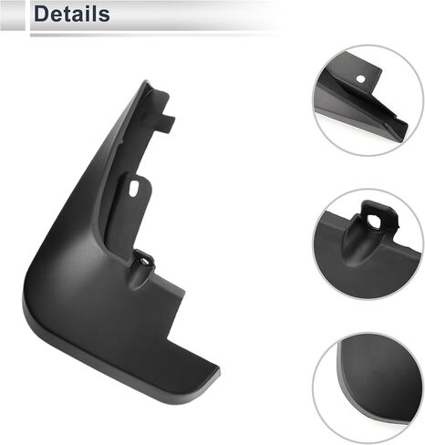 X AUTOHAUX 1set Front and Rear Mud Flaps Splash Guards Mud Guards for Audi Q5 2012-2019 W/Mount Accessories in Saudi Arabia