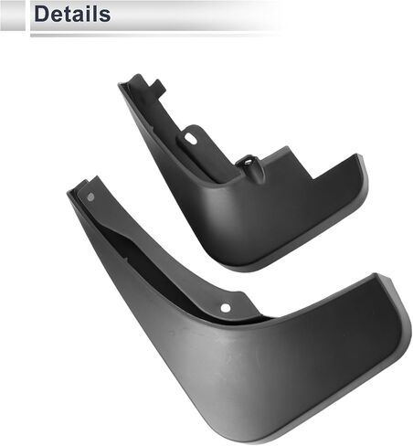 X AUTOHAUX 1set Front and Rear Mud Flaps Splash Guards Mud Guards for Audi Q5 2012-2019 W/Mount Accessories in Saudi Arabia
