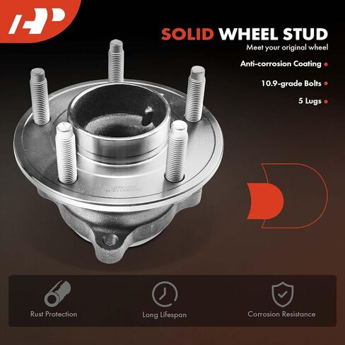 A-Premium 2 x Rear Wheel Bearing and Hub Assembly with 5-Lug Compatible with Buick Verano 2012-2013, Cascada 2016-2019, Chevrolet Volt 2011-2012 in Saudi Arabia
